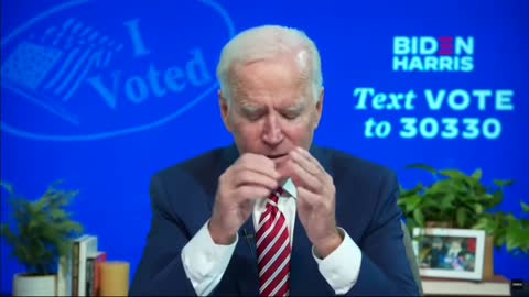 President Joe Biden admits to vote fraud