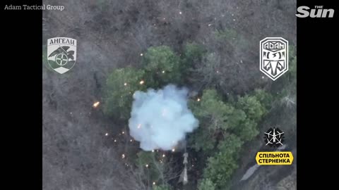 Russian artillery destroyed in MASSIVE explosion