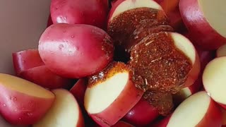 Homemade Oven Grilled Red Potatoes Recipe 😋 #Potatoes #recipe #cooking #howto #food #homemade