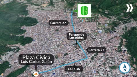 Recorrido Marcha 21 Noviembre UIS