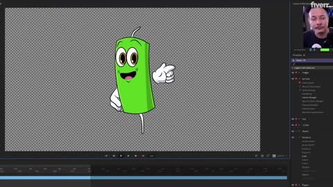 I will create an adobe character animator puppet