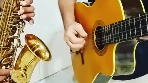 saxophone and guitar, wonderful sound for you