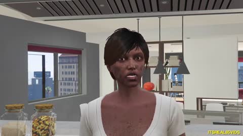 GTA - when she take off her make up