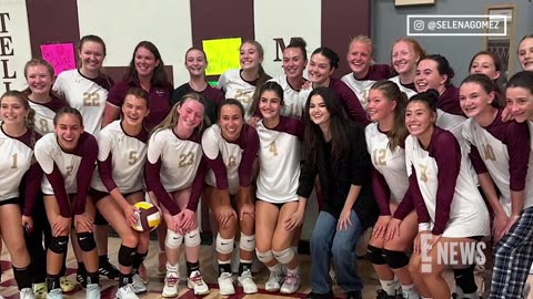 ee Selena Gomez SURPRISE a High School Volleyball Team With an Unexpected Appearance! | E! News