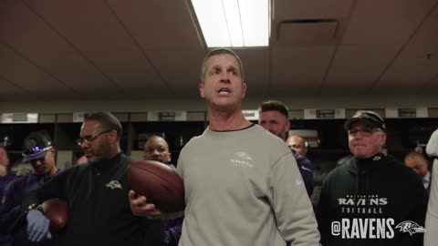 Coach John Harbaugh Gives Out Game Balls Following Christmas Night Win | Baltimore Ravens Week 16