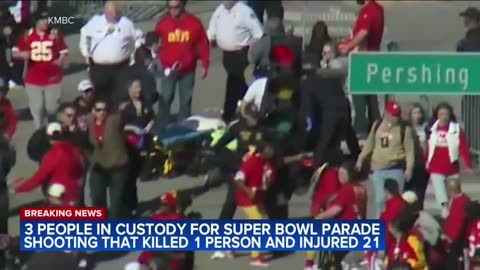 3 people in custody after Super Bowl parade shooting in Kansas City