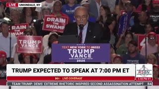 FULL SPEECH: Mayor Rudy Giuliani at Trump Rally in Uniondale, NY - 9/18/24