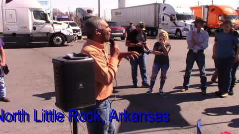 William Owens, America's Poet at a Trucker Freedom Convoy