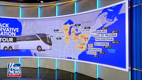 Black Conservative Federation's bus tour across seven key states to support President Trump