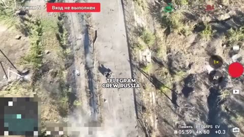 Drones Attack a Ukrainian ATV Attempting an Evacuation from Volchansk