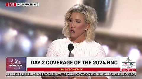 WATCH: Savannah Chrisley at 2024 RNC in Milwaukee, WI - 7/16/2024