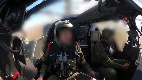 Russian Ka-52M helicopters attacked personnel and armored vehicles of the Armed Forces of Ukraine