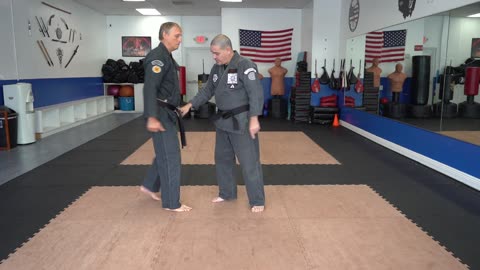 Correcting common errors executing the American Kenpo technique Thrusting Prongs