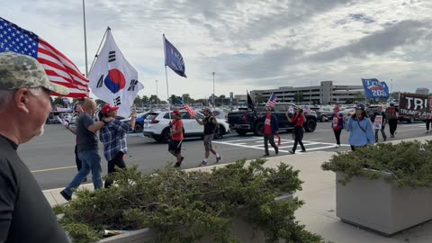 Koreans for Trump Outside Nassau Coliseum 9-18-24