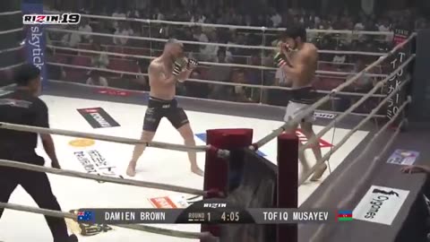 Damien Brown Australia vs Tofiq Musayev Azerbaijan KNOCKOUT, MMA Fight HD