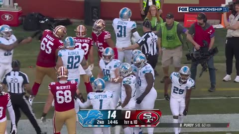 Detroit Lions vs. San Francisco 49ers Game Highlights 2023 NFC Championship