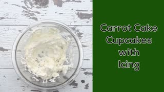 Carrot Cake Cupcakes with Icing