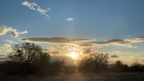 Sunset Time Lapse 1/22/2021