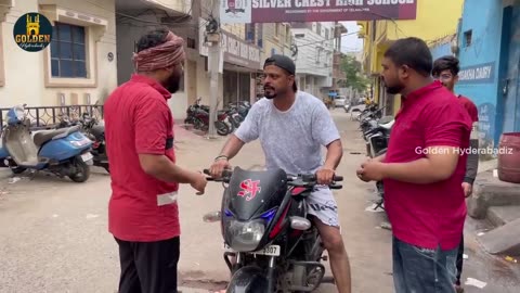 Laddu Pasha Mechanic _ Abdul Razzak _ Mechanic Shop _ Repair _ Golden Hyderabadiz _ #comedy