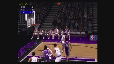 NBA Live 2001 (Ps2) Phoenix Suns vs Sacramento Kings Part1