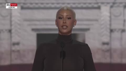 Model Amber Rose defends Donald Trump against racist criticism