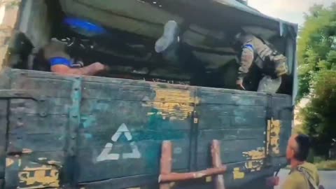 Ukrainian soldiers kidnapping civilians in the Kursk region of Russia where they invaded.