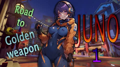 【Overwatch 2】 Juno's road to golden weapon! ~ part 1