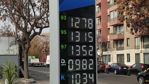 A Gas Station In Santiago, Chile ⛽