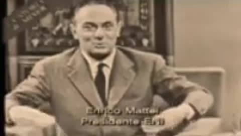 Enrico Mattei - Presidente dell'ENI morto il 27/10/1962 in un incidente aereo [in descrizione report della CIA]