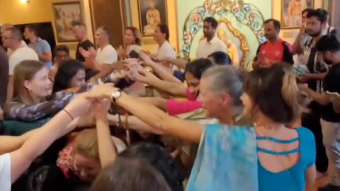 Temple kirtan at Iskcon Riga, Latvia August 2024