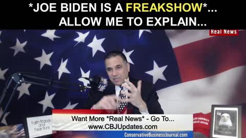 Simply Put Joe Biden is a Freakshow....