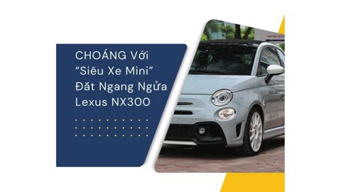 Siêu Xe Kích Thước Nhỏ Gây Sốt: Giá Bất Ngờ, Cạnh Tranh Lexus NX300