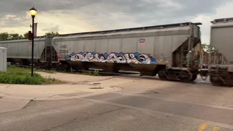 6/17/21 Union Pacific Rolling South to Chicago from Harvard