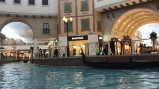 Gondola Ride Beautiful Water Serene Las Vegas Venetian ride Replica Qatar