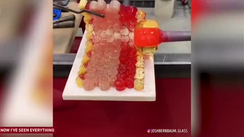 😱Amazing online video of glass pulling😱