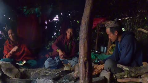 Organic Nepali Mountain Village Life In Nepal Most Peaceful Relaxing Village Life in the Rain