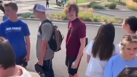 Denver - Tons of students today walked out of class