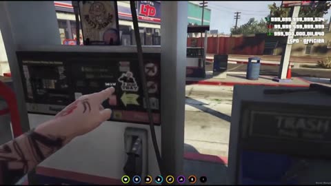 Joe Biden Gas Pump Sticker in FiveM server | Gang Violence at the pump | My Server! #joebiden