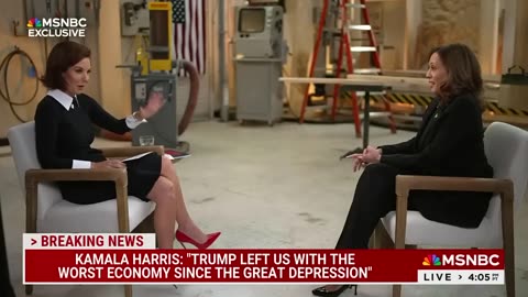 Kamala Harris Pushes Back: 'Trump Left Us the Worst Economy Since the Great Depression'