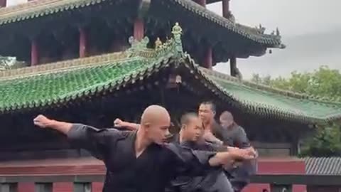 Shaolin temple monks