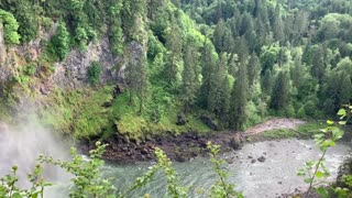 Snoqualmie Falls, Washington, Spring Flood, May 30, 2021