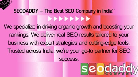 SeoDaddy-Best Seo Company in India