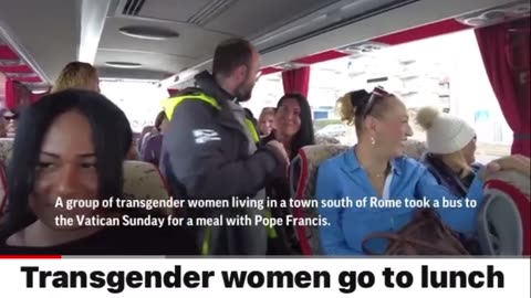 Meanwhile at the Vatican - Jesuit False Prophet Pope Meets With Transgender Women for Lunch