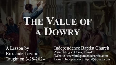 The Value of a Dowry