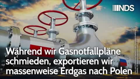 Gasnotfall durch Gasexport