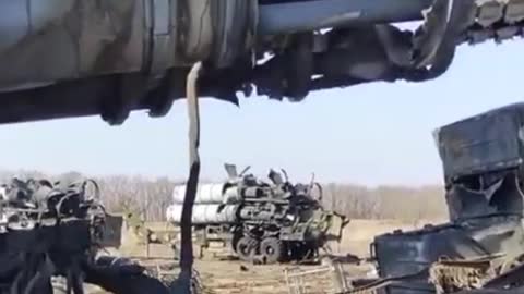 Russian military showed the destroyed base of the Ukrainian Armed Forces