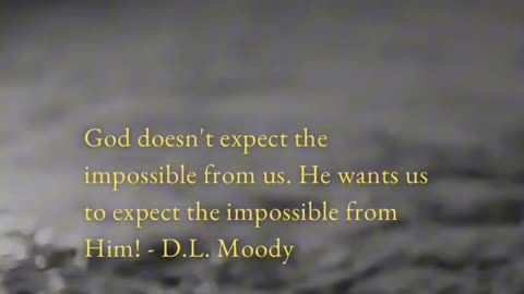 Let your faith rise and trust that with God, all things are possible.