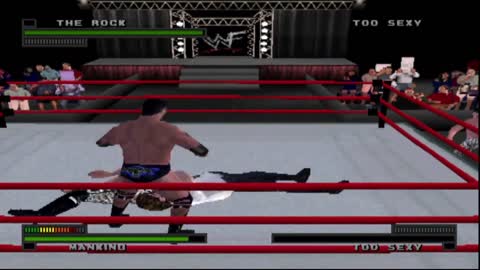 WWF Attitude PS1: Tornado match #15