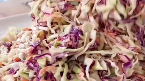 Lighter Coleslaw - RECIPE IN DESCRIPTION