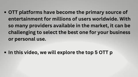 Top Best OTT Platform in 2023